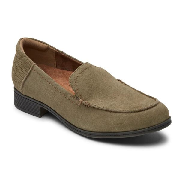 COBB HILL | WOMEN'S CROSBIE MOC LOAFER-FOREST SUEDE