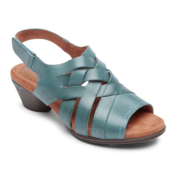 COBB HILL | WOMEN'S LAUREL WOVEN SANDAL-TEAL