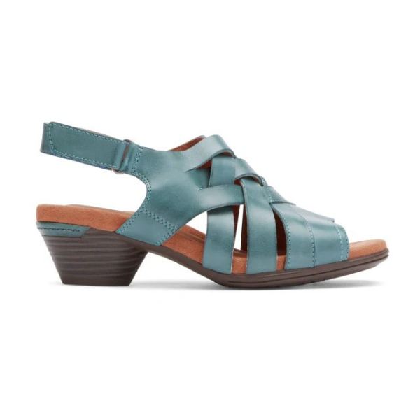 COBB HILL | WOMEN'S LAUREL WOVEN SANDAL-TEAL