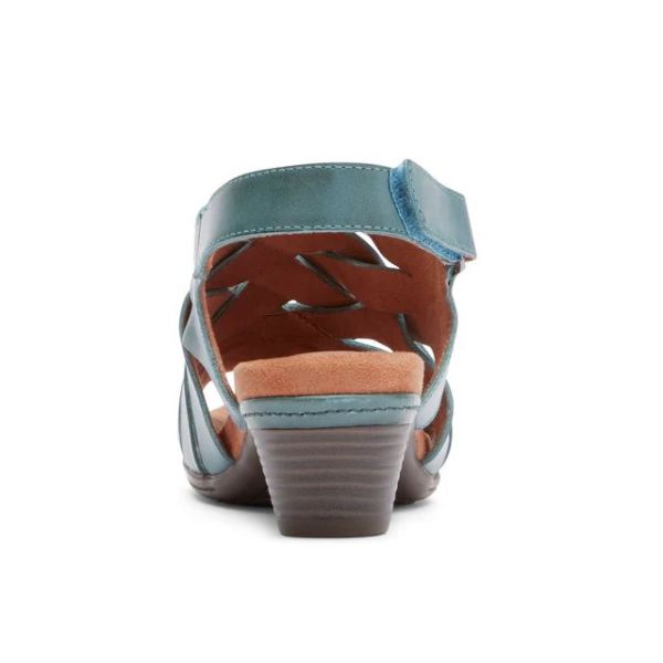 COBB HILL | WOMEN'S LAUREL WOVEN SANDAL-TEAL