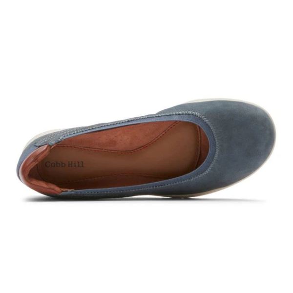 COBB HILL | WOMEN'S LIDIA BALLET FLAT-STONE BLUE