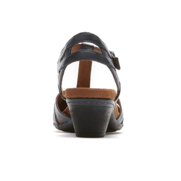 COBB HILL | WOMEN'S AUBREY T-STRAP HEEL-NAVY