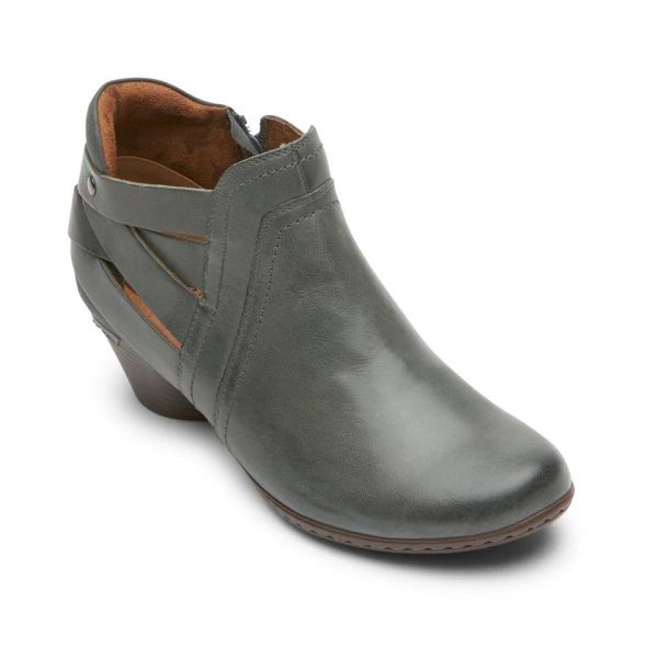 COBB HILL | WOMEN'S LAUREL STRAP BOOTIE-TEAL LTHR