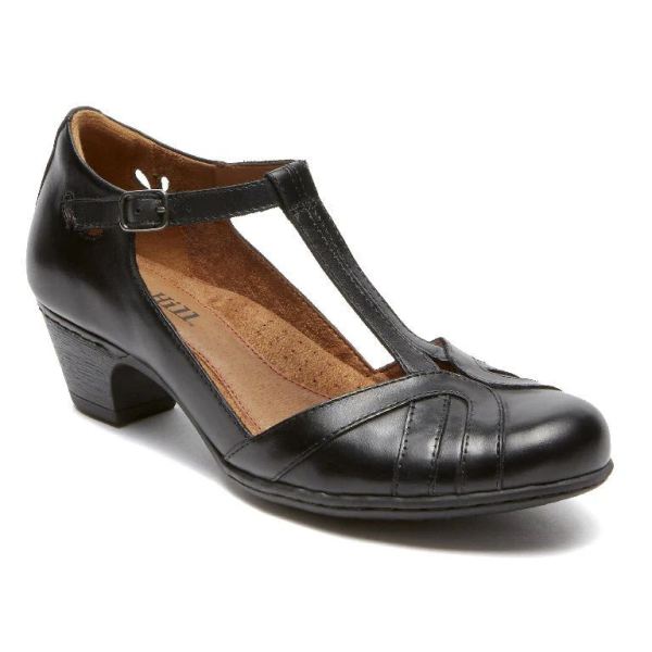 COBB HILL | WOMEN'S ANGELINA HEEL-BLACK