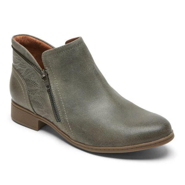 COBB HILL | WOMEN'S CROSBIE BOOTIE-GREY GREEN