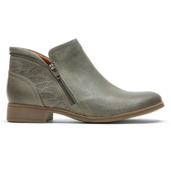 COBB HILL | WOMEN'S CROSBIE BOOTIE-GREY GREEN