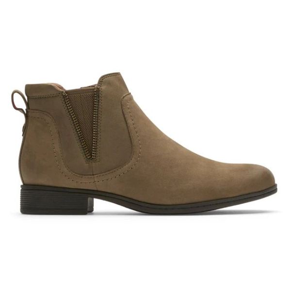 COBB HILL | WOMEN'S CROSBIE GORE BOOTIE-FOREST NUBUCK