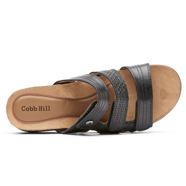 COBB HILL | WOMEN'S MAY SLIDE-BLACK