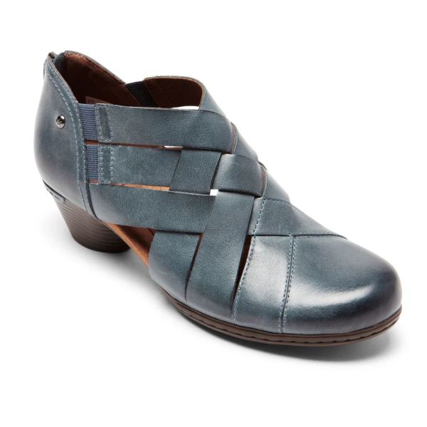 COBB HILL | WOMEN'S LAUREL WOVEN BOOTIE-TEAL