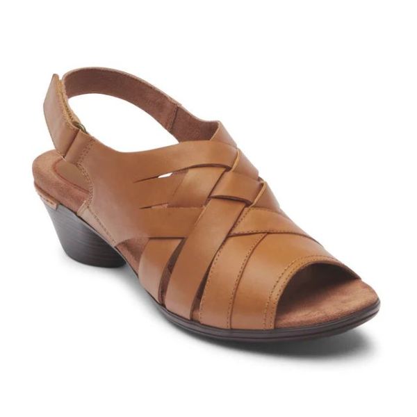 COBB HILL | WOMEN'S LAUREL WOVEN SANDAL-HONEY