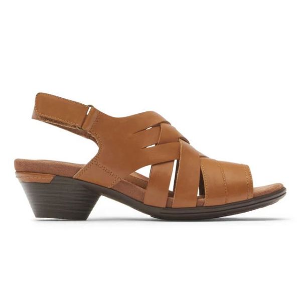 COBB HILL | WOMEN'S LAUREL WOVEN SANDAL-HONEY