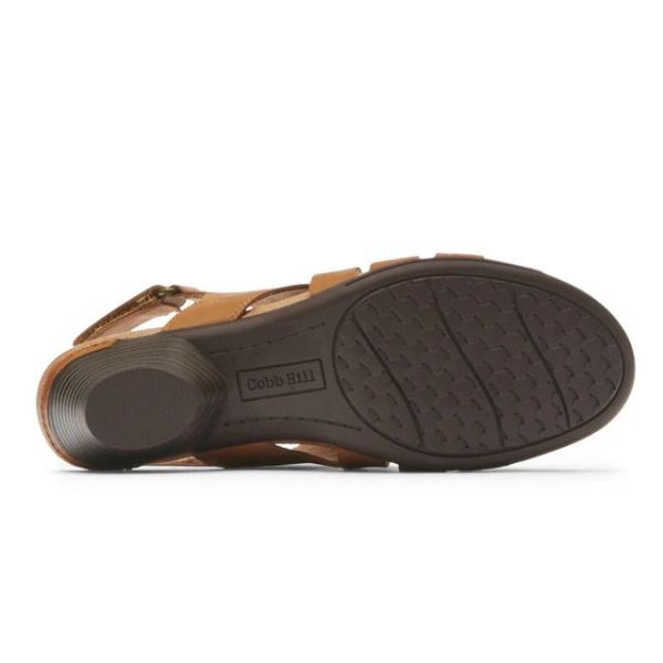 COBB HILL | WOMEN'S LAUREL WOVEN SANDAL-HONEY