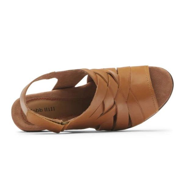 COBB HILL | WOMEN'S LAUREL WOVEN SANDAL-HONEY