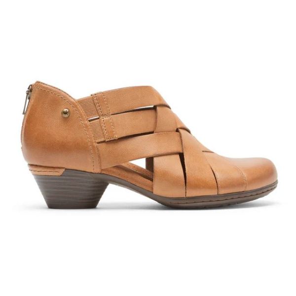 COBB HILL | WOMEN'S LAUREL WOVEN BOOTIE-TAN