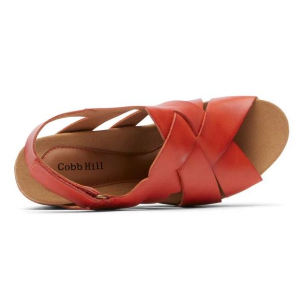 COBB HILL | WOMEN'S ALLEAH SLINGBACK SANDAL-RED OCHRE