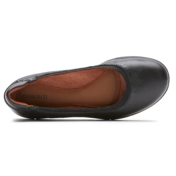 COBB HILL | WOMEN'S LIDIA BALLET FLAT-BLACK