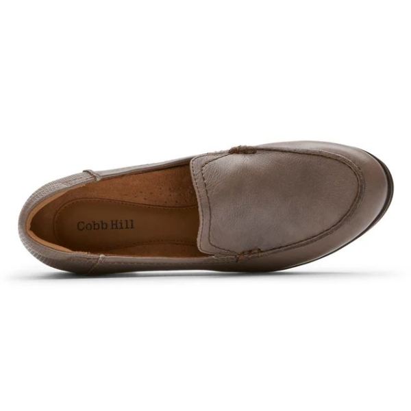 COBB HILL | WOMEN'S CROSBIE MOC LOAFER-DOVER GREY LTHR