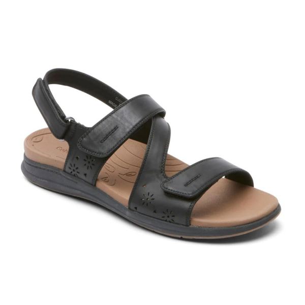 COBB HILL | WOMEN'S TALA WASHABLE SANDAL-BLACK ECO