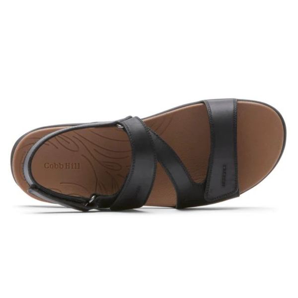 COBB HILL | WOMEN'S TALA WASHABLE SANDAL-BLACK ECO