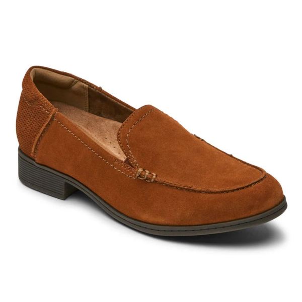 COBB HILL | WOMEN'S CROSBIE MOC LOAFER-POTTERS CLAY SUEDE