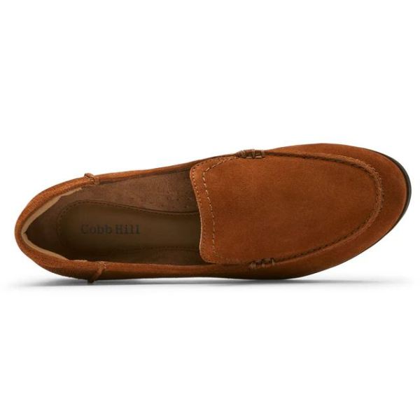 COBB HILL | WOMEN'S CROSBIE MOC LOAFER-POTTERS CLAY SUEDE