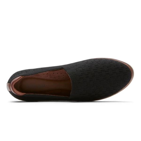 COBB HILL | WOMEN'S CAMRYN WASHABLE SLIP-ON SHOE-BLACK KNIT