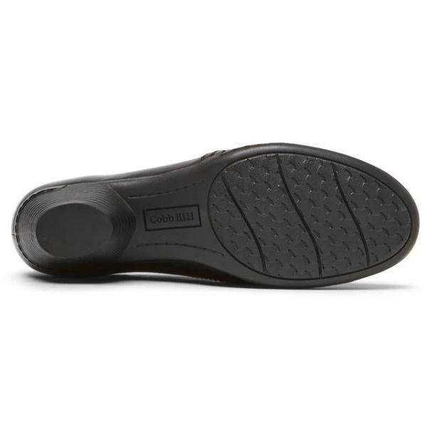 COBB HILL | WOMEN'S LAUREL SLIP-ON SHOE-BLACK LEATHER