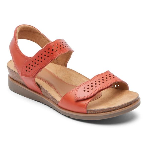 COBB HILL | WOMEN'S MAY STRAPPY SANDAL-ORANGE-RED