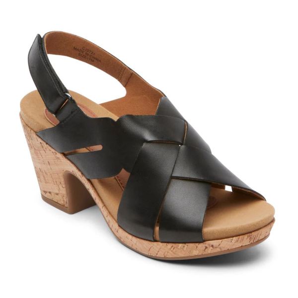 COBB HILL | WOMEN'S ALLEAH SLINGBACK SANDAL-BLACK