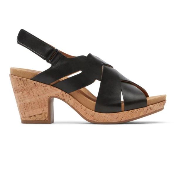 COBB HILL | WOMEN'S ALLEAH SLINGBACK SANDAL-BLACK