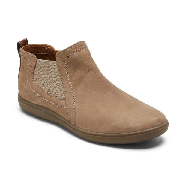 COBB HILL | WOMEN'S BAILEE CHELSEA BOOT-TAUPE NUBUCK