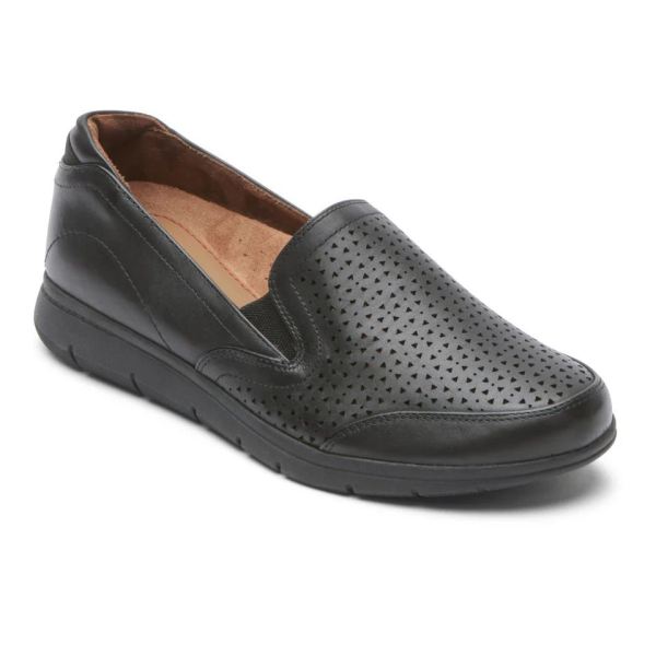 COBB HILL | WOMEN'S LIDIA SLIP-ON SHOE-BLACK