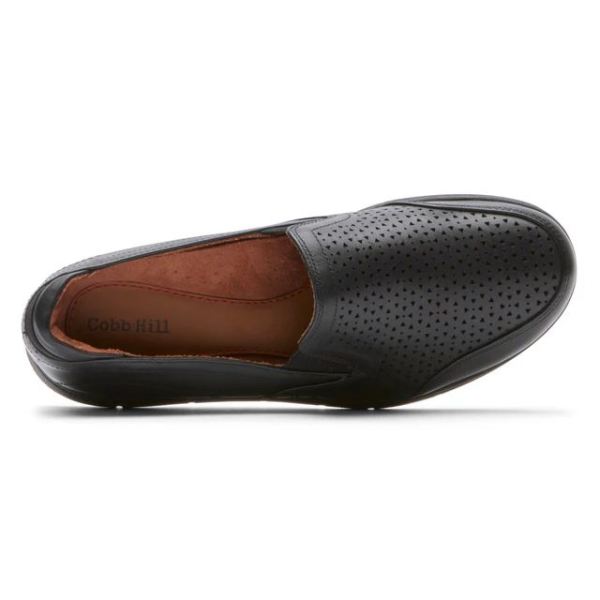 COBB HILL | WOMEN'S LIDIA SLIP-ON SHOE-BLACK