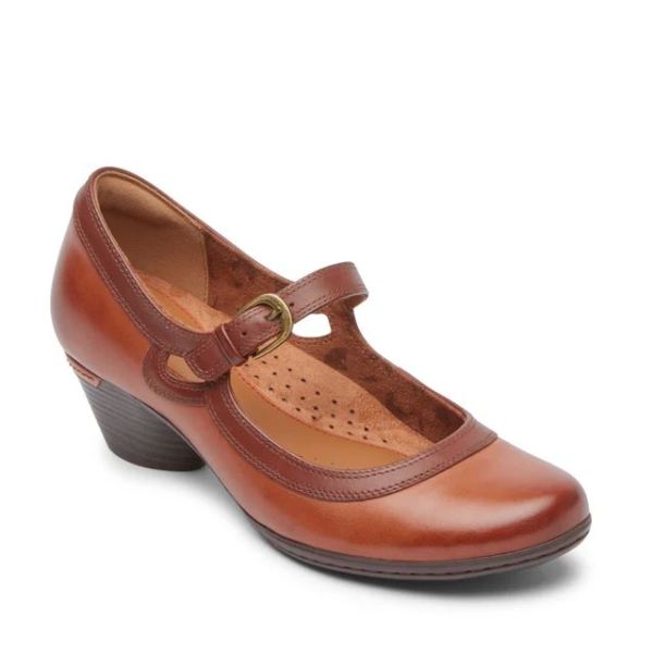 COBB HILL | WOMEN'S LAUREL MARY JANE-TAN LEATHER