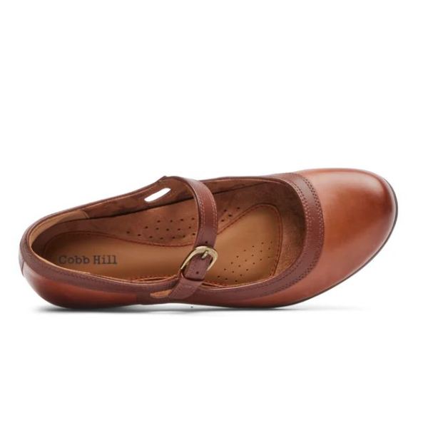 COBB HILL | WOMEN'S LAUREL MARY JANE-TAN LEATHER