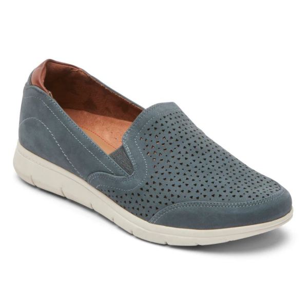 COBB HILL | WOMEN'S LIDIA SLIP-ON SHOE-STONE BLUE