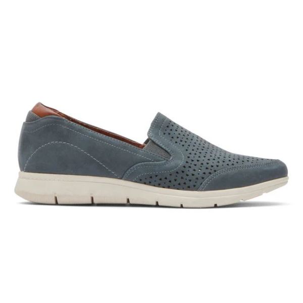 COBB HILL | WOMEN'S LIDIA SLIP-ON SHOE-STONE BLUE