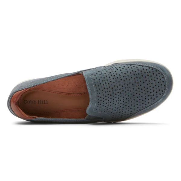 COBB HILL | WOMEN'S LIDIA SLIP-ON SHOE-STONE BLUE