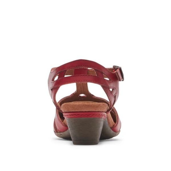 COBB HILL | WOMEN'S AUBREY T-STRAP HEEL-RED