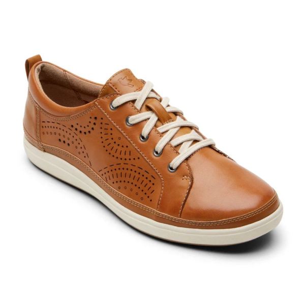 COBB HILL | WOMEN'S BAILEE SNEAKER-AMBER LEATHER