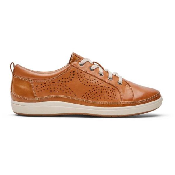 COBB HILL | WOMEN'S BAILEE SNEAKER-AMBER LEATHER