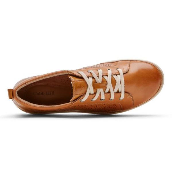 COBB HILL | WOMEN'S BAILEE SNEAKER-AMBER LEATHER