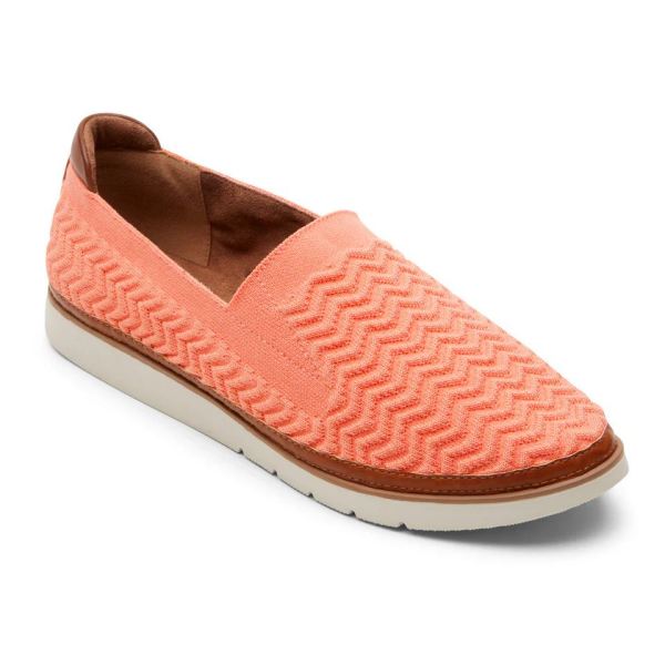 COBB HILL | WOMEN'S CAMRYN SLIP-ON SHOE-BRIGHT CORAL