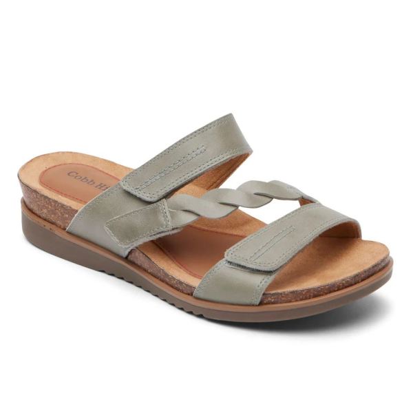 COBB HILL | WOMEN'S MAY ASYMMETRICAL SLIDE-SAGE