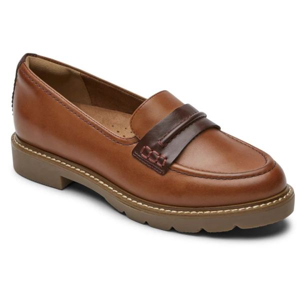 COBB HILL | WOMEN'S JANNEY LOAFER-TOFFEE TAN LTHR