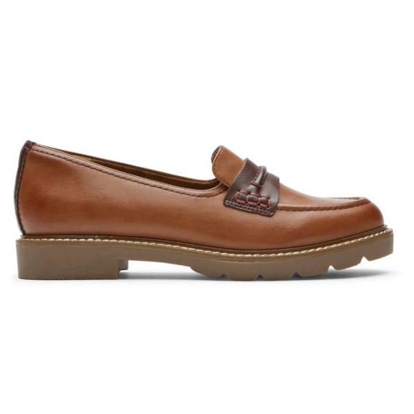 COBB HILL | WOMEN'S JANNEY LOAFER-TOFFEE TAN LTHR