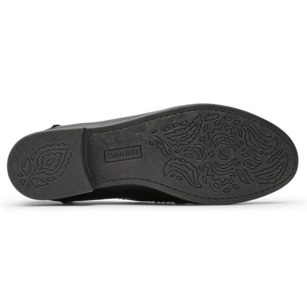 COBB HILL | WOMEN'S CROSBIE MOC LOAFER-BLACK LTHR